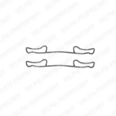 Комплектующие, колодки дискового тормоза DELPHI купить