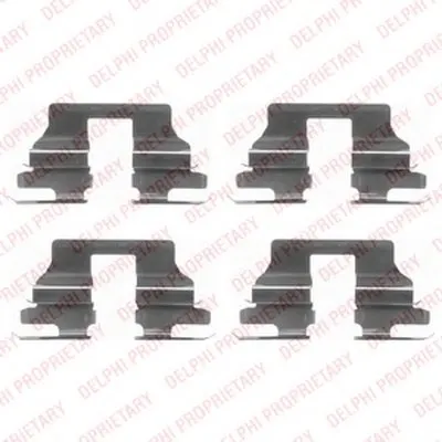Комплектующие, колодки дискового тормоза DELPHI купить