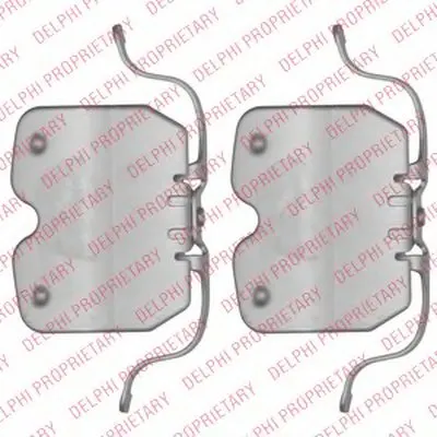 Комплектующие, колодки дискового тормоза DELPHI купить