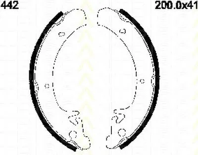 Комплект тормозных колодок TRISCAN купить