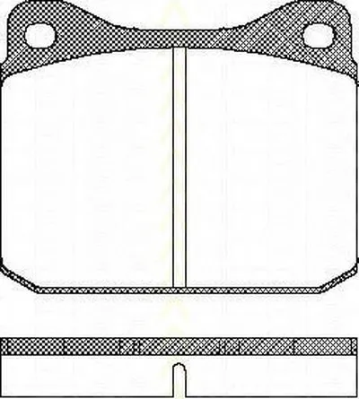Комплект тормозных колодок, дисковый тормоз TRISCAN купить