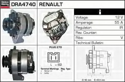 Генератор Remanufactured REMY (Light Duty) DELCO REMY купить