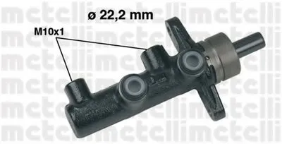 целиндер ручного тормоза METELLI купить