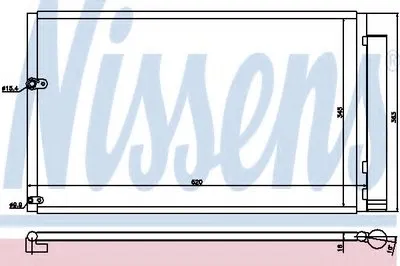 Конденсатор, кондиционер NISSENS купить