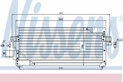 Конденсатор, кондиционер NISSENS купить