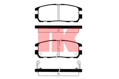 Комплект тормозных колодок, дисковый тормоз NK купить