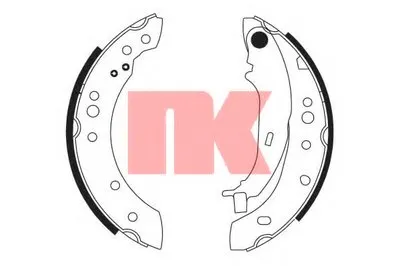 Комплект тормозных колодок NK купить