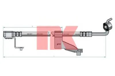 Тормозной шланг NK купить