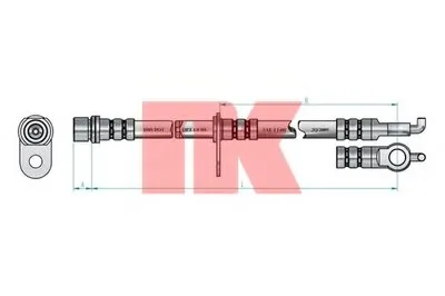 Тормозной шланг NK купить