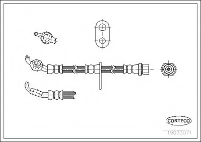 Тормозной шланг CORTECO купить