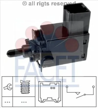 Выключатель, привод сцепления (Tempomat) FACET купить