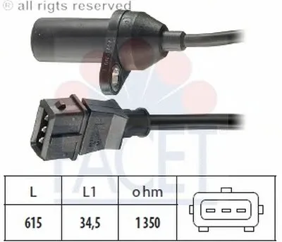Датчик импульсов; Датчик импульсов, маховик FACET купить