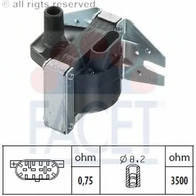 Катушка зажигания FACET купить