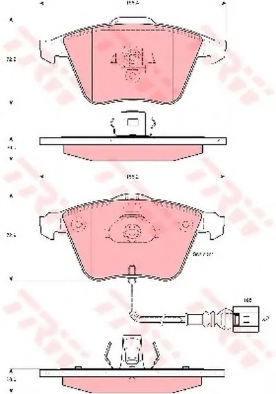 Комплект тормозных колодок, дисковый тормоз COTEC TRW купить