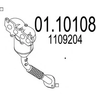 Труба выхлопного газа MTS купить