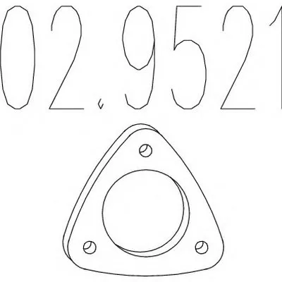 Прокладка, труба выхлопного газа MTS купить