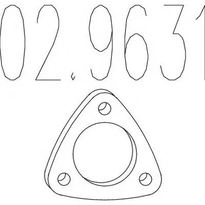 Прокладка, труба выхлопного газа MTS купить