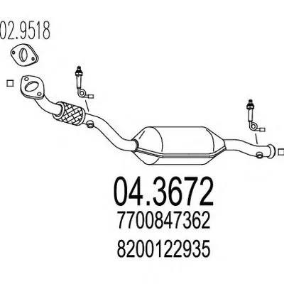 Катализатор для переоборудования MTS купить