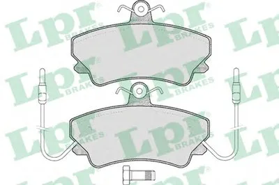 Комплект тормозных колодок, дисковый тормоз LPR купить