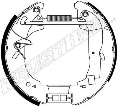 Комплект тормозных колодок FAST KIT TRUSTING купить