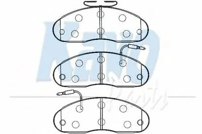Комплект тормозных колодок, дисковый тормоз MK KASHIYAMA KAVO PARTS купить
