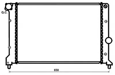 Радиатор, охлаждение двигателя EASY FIT NRF купить