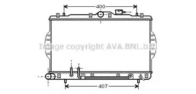Радиатор, охлаждение двигателя AVA QUALITY COOLING купить