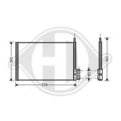 Конденсатор, кондиционер DIEDERICHS купить