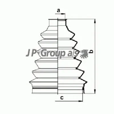 Комплект пылника, приводной вал QH JP GROUP купить