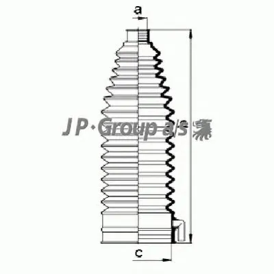 Комплект пылника, рулевое управление QH JP GROUP купить