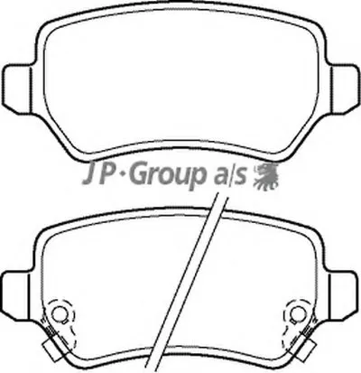 Комплект тормозных колодок, дисковый тормоз QH JP GROUP купить