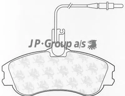 Комплект тормозных колодок, дисковый тормоз QH JP GROUP купить
