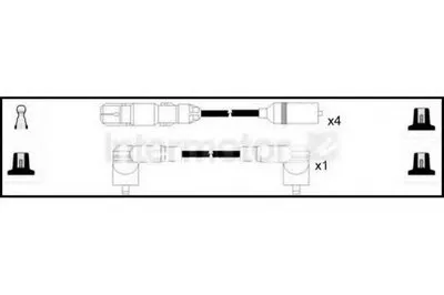 Комплект проводов зажигания Intermotor STANDARD купить
