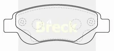 Комплект тормозных колодок, дисковый тормоз BRECK купить