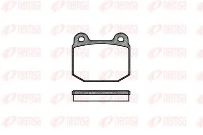 Комплект тормозных колодок, дисковый тормоз KAWE купить