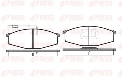 Комплект тормозных колодок, дисковый тормоз KAWE купить