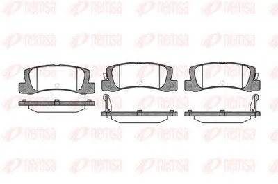 Комплект тормозных колодок, дисковый тормоз KAWE купить