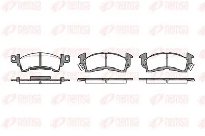 Комплект тормозных колодок, дисковый тормоз KAWE купить