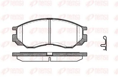 Комплект тормозных колодок, дисковый тормоз KAWE купить