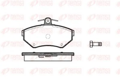 Комплект тормозных колодок, дисковый тормоз KAWE купить