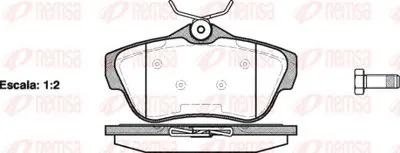 Комплект тормозных колодок, дисковый тормоз KAWE купить