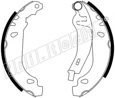Комплект тормозных колодок fri.tech. купить