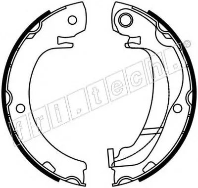 Комплект тормозных колодок, стояночная тормозная система fri.tech. купить