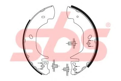 Комплект тормозных колодок sbs купить
