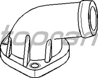 Фланец охлаждающей жидкости TOPRAN купить