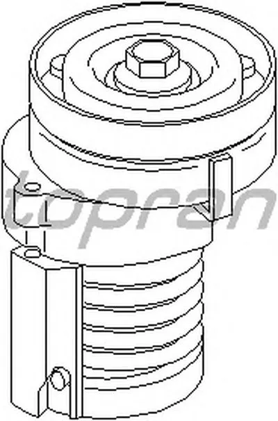 Натяжитель ремня, клиновой зубча TOPRAN купить