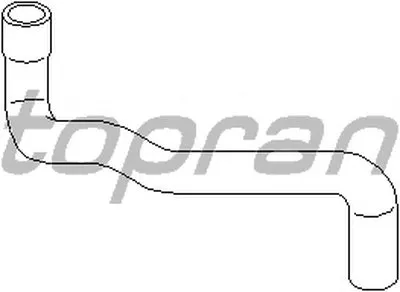 Шланг радиатора TOPRAN купить
