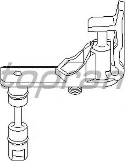 Шток вилки переключения передач TOPRAN купить