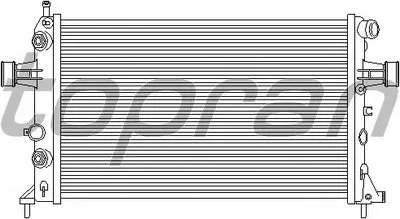 Радиатор, охлаждение двигателя TOPRAN купить