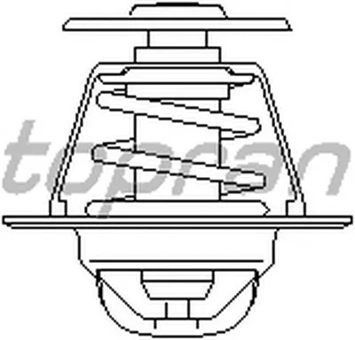 Термостат, охлаждающая жидкость TOPRAN купить
